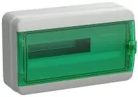 TEKFOR Корпус пластиковый КМПн-18 IP65 зеленая прозрачная дверь IEK в Москве TEKFOR Корпус пластиковый КМПн-18 IP65 зеленая прозрачная дверь IEK - foto