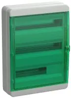 TEKFOR Корпус пластиковый КМПн-54 IP65 зеленая прозрачная дверь IEK в Москве TEKFOR Корпус пластиковый КМПн-54 IP65 зеленая прозрачная дверь IEK - foto