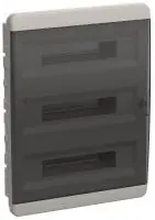 TEKFOR Корпус пластиковый встраиваемый ЩРВ-П-54 IP41 черная прозрачная дверь IEK в Москве TEKFOR Корпус пластиковый встраиваемый ЩРВ-П-54 IP41 черная прозрачная дверь IEK - foto