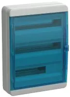 TEKFOR Корпус пластиковый КМПн-54 IP65 синяя прозрачная дверь IEK в Москве TEKFOR Корпус пластиковый КМПн-54 IP65 синяя прозрачная дверь IEK - foto