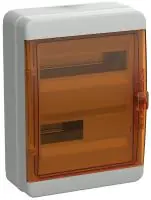 TEKFOR Корпус пластиковый КМПн-24 IP65 оранжевая прозрачная дверь IEK в Москве TEKFOR Корпус пластиковый КМПн-24 IP65 оранжевая прозрачная дверь IEK - foto