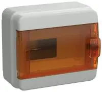 TEKFOR Корпус пластиковый КМПн-8 IP65 оранжевая прозрачная дверь IEK в Москве TEKFOR Корпус пластиковый КМПн-8 IP65 оранжевая прозрачная дверь IEK - foto